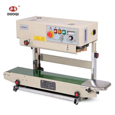 주문 전기 구동 DUOQI FR-770 플라스틱 가방 수축 수갑 꿰매기 위한 연속 밴드 밀폐기 online manufacture