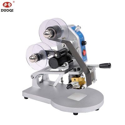 주문 DUOQI DY-8 핸드 임플러스 직열형 리본 코딩 기계 2선 인쇄 online manufacture