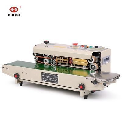 DUOQI FR-770 테이블 플라스틱 가방 밀폐 기계 디지털 패널과 25 m/min 속도