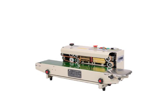 23kg FR-770 스테인리스 스틸 연속 밴드 밀폐 기계 가방 필름 포장