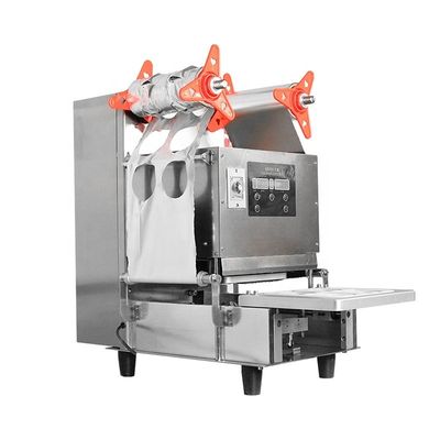 350W DUOQI QDF-95 자동 거품 차 요거트 주스 플라스틱 종이 컵 밀폐 기계