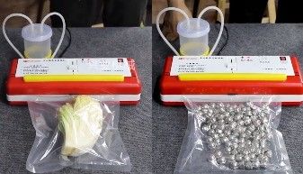 낮은 소음 기능 작은 데스크톱 오징어 오징어 진공 밀폐 기계 오징어