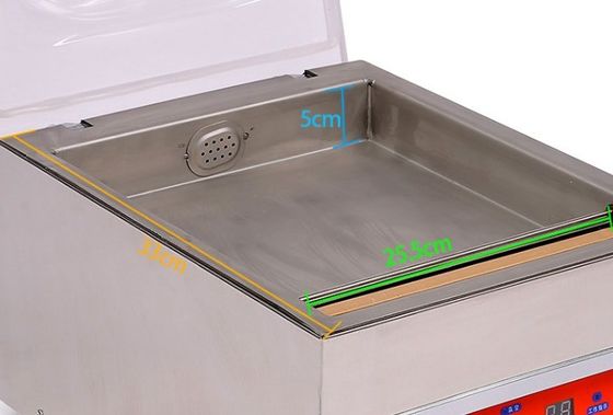 SS 85750 mm 고기 진공 포장 기계 고무 라인러와 광범위한 응용 범위