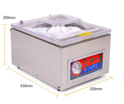 SS 85750 mm 고기 진공 포장 기계 고무 라인러와 광범위한 응용 범위