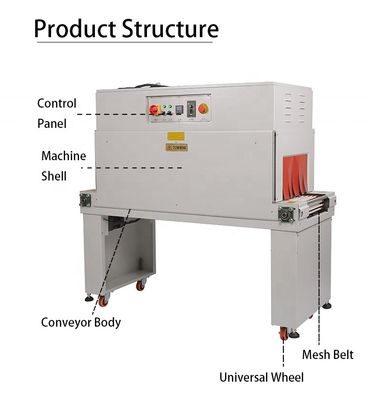 DUOQI SM-4525 열 수축 필름 PVC PP POF 밀폐 포장 기계