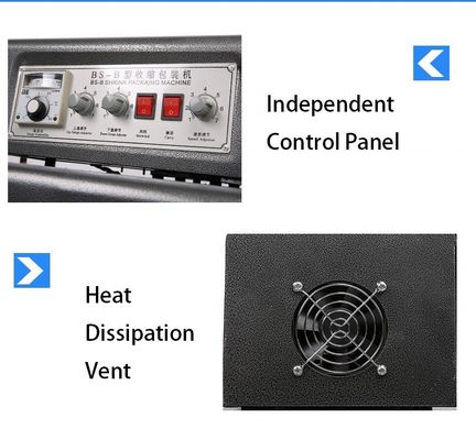 220V DUOQI BS-B400*200 기계 하드웨어 산업 애완 동물 병 수축 포장 기계