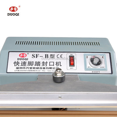 DUOQI SF-300 철발 페달 플라스틱 음식 가방 반 자동 봉쇄를 위한 봉인 봉인