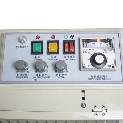 DUOQI FR-980 잉크 휠 자동 플라스틱 가방 수갑 찌감기 봉인 기계