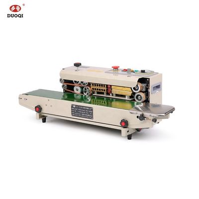 220V/Hz DUOQI FR-770 페인트 알루미늄 포일 플라스틱 봉지 포지 디지털 패널을 위한 연속 밀폐 기계