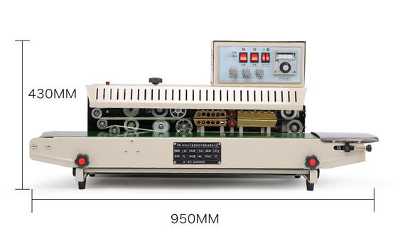 FR-980 잉크 코더 프린터 수직 연속 플라스틱 봉지 열 밴드 시일러 포장 시일러 기계