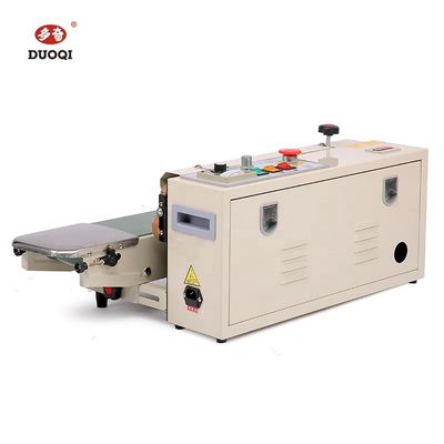 DUOQI FR-770 테이블 플라스틱 가방 밀폐 기계 디지털 패널과 25 m/min 속도