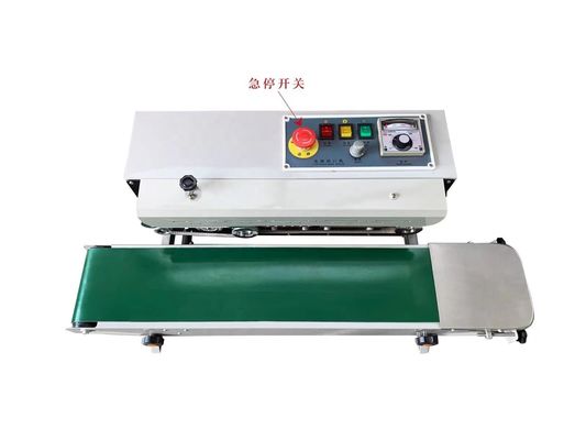 FR-900 수평 밴드 밀폐 기계 PVC 봉지 필름을위한 오래 지속