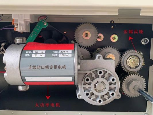FR-900 수평 연속 밴드 시일러 220V/Hz 플라스틱 포장 날짜 인쇄